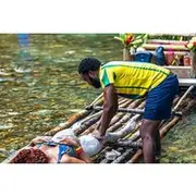 Save 4.99%! Blue Hole and Bamboo Rafting Tour from Ocho Rios