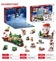 Christmas 24 Day Toy Advent Calendar Building Blocks Kids Gift Box Creative Play