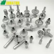 Diamond Router Bits Vacuum Brazed 1/2" Shank For Sanding Stone Saw Marble