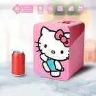 Pink 6 Can Mini Fridge Thermoelectric Cooler 4 Litre Gift Makeup Fridge