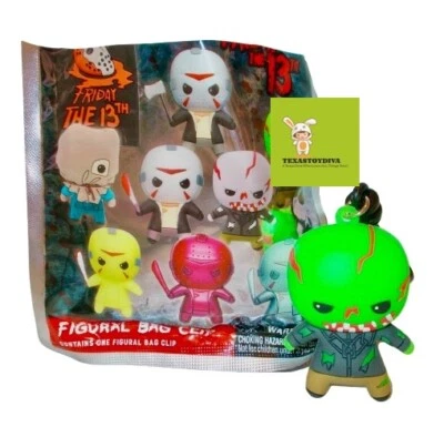 JASON WITHOUT MASK Friday The 13th Figural Bag Backpack Clip Keychain **READ**