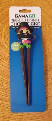 Learning Training Chopsticks Peg-Leg Pirate BPA Free GAMAGO Learn Chopsticks