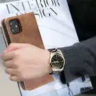 Magnetic Closure Leather Wallet Case Card Slots, Cash Compartment iPhone 11 8 6s