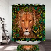 Return of the King Grape leaves Lion Shower Curtain