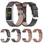 For Fitbit Charge 6 5 Watch Replacement Leather Watch Strap Metal Buckle Band US