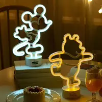 在飛比找蝦皮購物優惠-韓國代購 Disney 迪士尼剪影LED夜燈 檯燈 小夜燈 