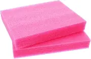 jojofuny Diy Craft Foam Sheets 2pcs Pearl Cotton Pad Liner Lightweight Flexible Packaging Protection Foam