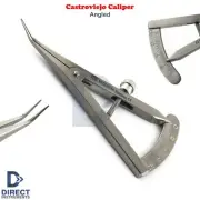 Ophthalmic Castroviejo Caliper Angled Tip 9cm Surgical Bone Measuring Gauge