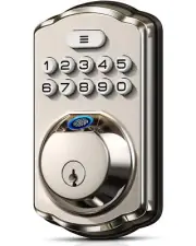 Fingerprint Door Lock Keyless Entry Door Lock Electronic Keypad Deadbolt Biom...