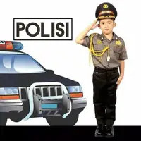 在飛比找蝦皮購物優惠-警察兒童職業製服制服男童套裝