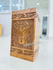 Wooden Cremation Urn Box | Affordable Urn for Ashes | Wooden Cremation Urns