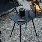 Camping Table Foldable Table Multifunctional Stable Portable Lantern Hanger for