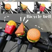 Hamburger Cartoon-Fahrradklingel super laute Kinder-Mountainbike-Klingeln T4T1~