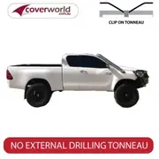 Hilux A Deck Extra Cab Without Sports Bar, Clip On Ute Tonneau Cover