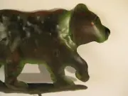 Bear Coat Hanger Hook Hat Rack Man Cave Lodge Hunting Decor Metal Copper Color 2