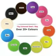 1kg Aquarium Fine Coloured Sand Substrate Pet Aquarium FishTank Reptile NonToxic