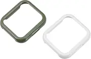 Yardenfun 2Pcs Watch Protective Frame Cover for Watch Durable Shell Lightweight Bumper Protector for Enhanced Safety present for Occasions