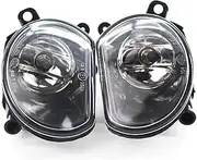 SILILAN 2Pcs Fit for Audi A8 D3 2005 2006 2007 Front Left Right Fog Light Lamp Assembly with Halogen Bulb 4E0941699A 4E0941700A