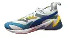 Puma LQDCELL Orgin Mens sz 10 Training Sneakers 192862-01 White Blue Yellow