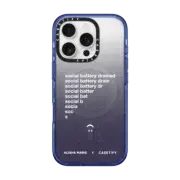iPhone 16 Pro Impact Case MagSafe Compatible Alisha Marie Social Battery Case