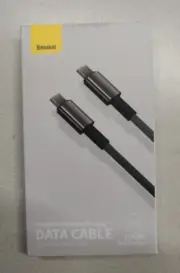 PD 100W Zinc Alloy Braided USB C Type-C Fast Charging Data Cable, 3.3ft/1m, Grey