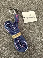 NEW Vera Bradley Lanyard Ellie Flowers Pattern Key Ring / Clip / Wristlet Strap