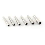 6Pcs H4 Shank 6 Points Hex Socket Set for Repair Nut Drivers 2.5/3/3.5/4/4.5/5mm