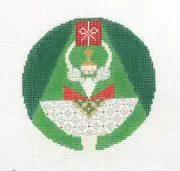 Whipstitch Nutcracker Series Clara with SG Handpainted Needlepoint Canvas