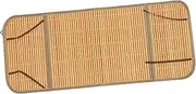 CIMAXIC Double Sided Bamboo Cooling Mat for Stroller Summer Stroller Cooling Cushion Breathable Durable Pram Liner Easy to Clean Reusable Practical