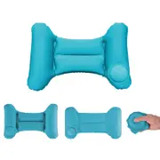 Catzon Inflatable Lumbar Travel/Camping Pillow Portable Waterproof Foldable For Lumbar Support While Camp Hike-Blue