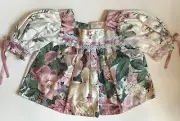 9 1/2” Handmade Cotton Doll Dress
