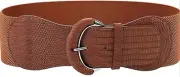3 Pieces of Women'S Wide Belts, Waist Belts, Leather Elastic Belts, Ladies Dress
