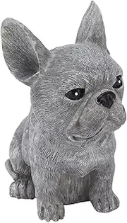 Dog Garden Decor, Prevent Cracking Fine Workmanship Resin Dog Garden Statues for Home Decor (Sitting Dog)