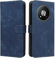 Ezydigitals Case for New Optus X Pro 5G Matte Leather Wallet Flip Phone Case Cover - Blue