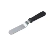 mini Cake Offset Spatula Stainless Steel Icing Spatula with PP Plastic Handle Cake Decorating Frosting Spatula black