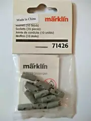 Marklin HO Scale Sockets Gray (10 pieces) #71426 ~ TSWB
