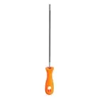 Chainsaw File 5/32" Chrome Steel Double Cut Round Rasp with Plastic Handle