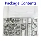 Tool Washers Seal Sealing Silver Aluminum Assortment Equipment Practical