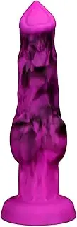 HCUDFN 5 Sizes Dog Dildo with Suction Cup Monster Dildos Animal Wolf Penis Dog Dildo G-Spot Masturbator Anal Plug Sex Toys for Women Men(L)