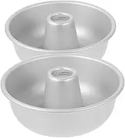 Vaguelly 2pcs Nonstick Tube Cake Molds for Baking Chiffon Cakes and Donuts Heavy Duty Design for Easy Release and Cleanup for Individual Desserts