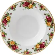 [Royal Albert] Old Country Roses Rim Soup Bowl, 21 cm Diameter, Pink, One Size