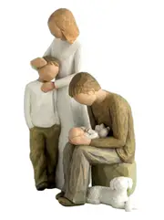 Willow Tree Family New Dad Mother Son Love My Dog by Susan Lordi