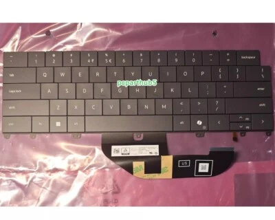 New Dell XPS 13 9340 Keyboard US Backlit Black 02275J 2275J / White 0G4KWX G4KWX