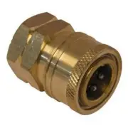 COUPLER 3/8" BODY 5000 PSI BRASS ENZ-PW-C30SF-B