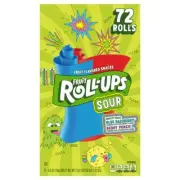 Fruit Roll-Ups Sour Variety Pack - 72 ct of Fun & Flavorful Snacks Candy