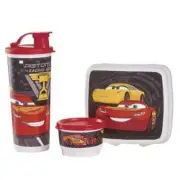Tupperware Disney Cars Tumbler Sandwich Keeper Snack Cup Lightening McQueen