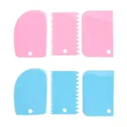 3 Pcs Cake Scraper Cake Smoother Dough Scraper Cake Icing Scraper Smoother Tool