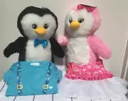Build A Bear Holiday Snow Hugs Penguin Boy Girl Dress Shirt 2018 (Sold Out)