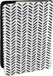 [JEJEA] Black and White Pattern Print Travel Organizer Credit Cards Case Passport BookPassport Holder Cover Wallet forTraveling,, Black, One Size