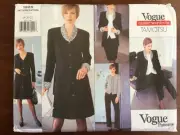 Vogue Sewing Pattern 1825 Tamotsu Dress Pants Jacket Skirt Suit - PLUS Sz UNCUT